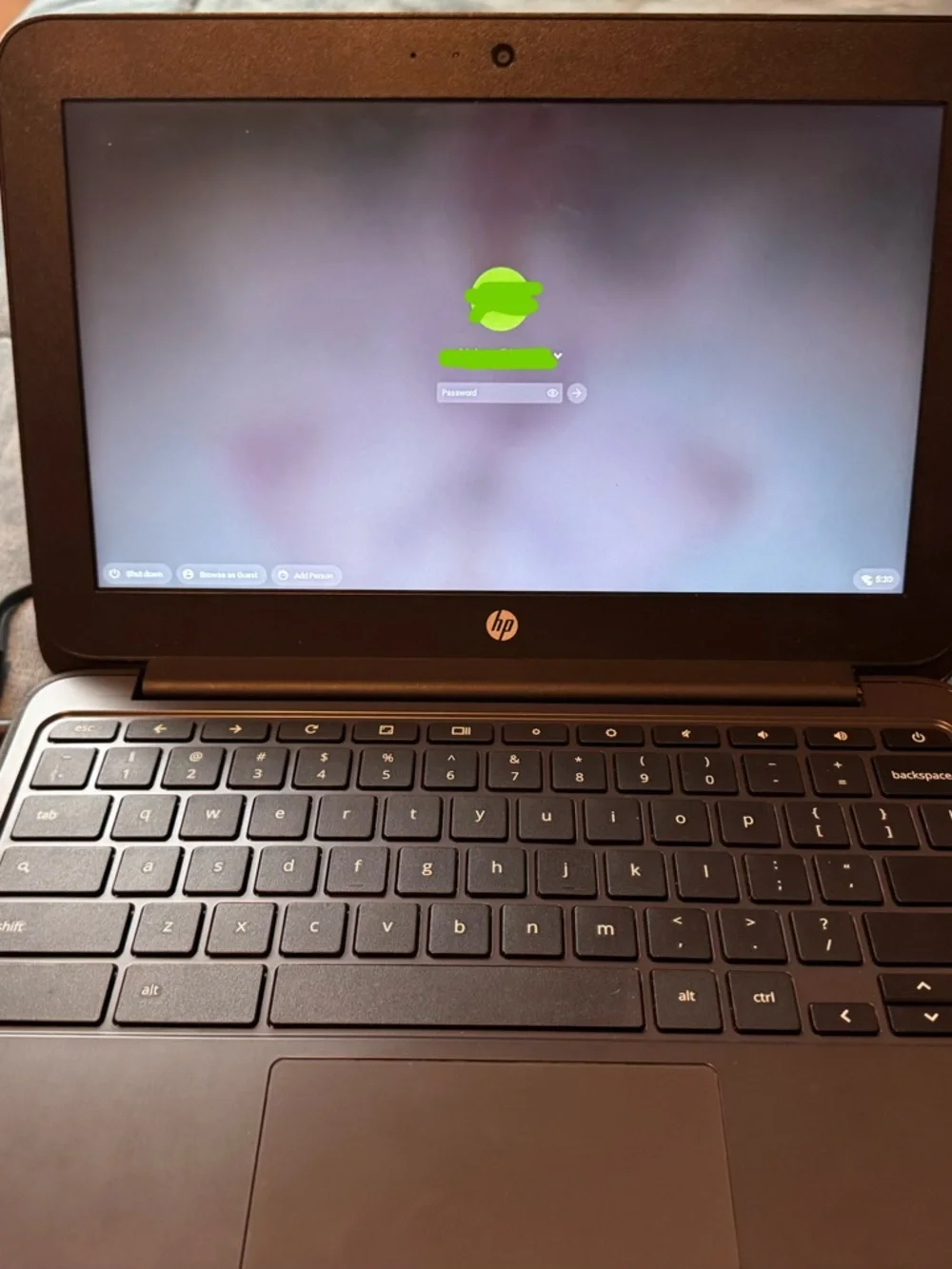 HP Black Chromebook 11 G5 EE